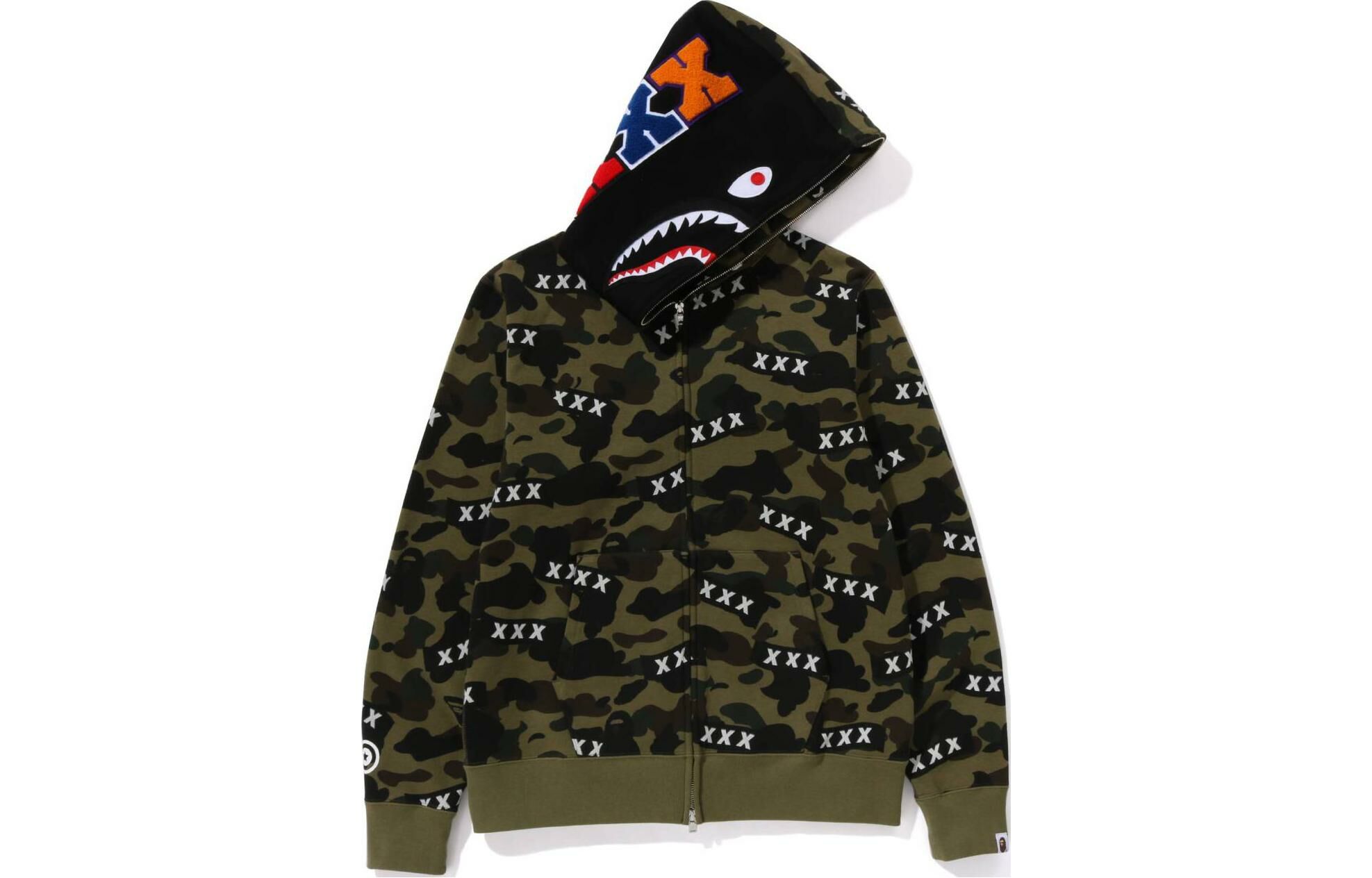 【代購】A BATHING APE X God Selection Xxx Shark Full Zip Hoodie