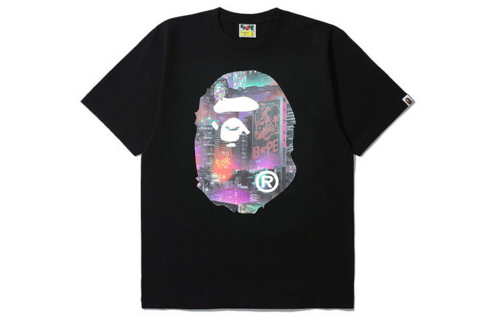 【代購】A BATHING APE Neon Tokyo Big Ape Head Tee
