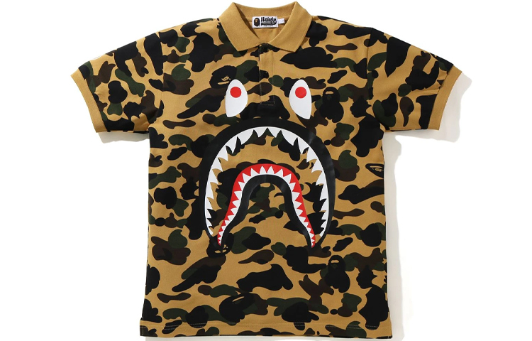 【代購】A BATHING APE 1st Camo Shark Polo