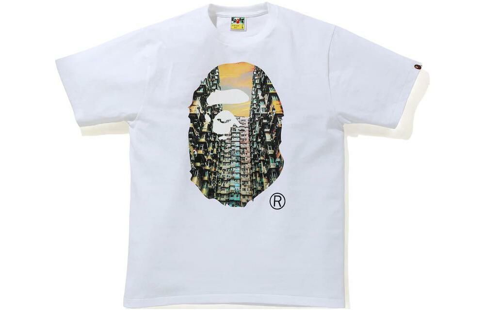 【代購】A BATHING APE Hong Kong 15th Anniversary Photo Ape Head Tee