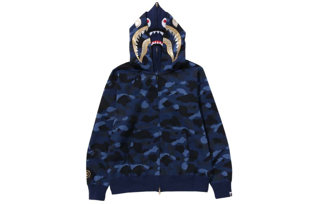 【代購】A BATHING APE Color Camo Double Shark Full Zip Hoodie SS24