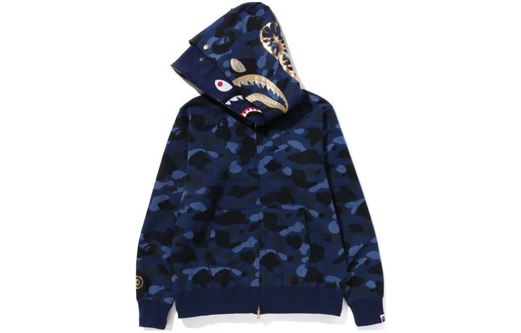 【代購】A BATHING APE Color Camo Double Shark Full Zip Hoodie SS24