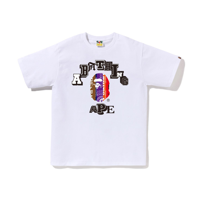 【代購】A BATHING APE Fans Scarf College Tee