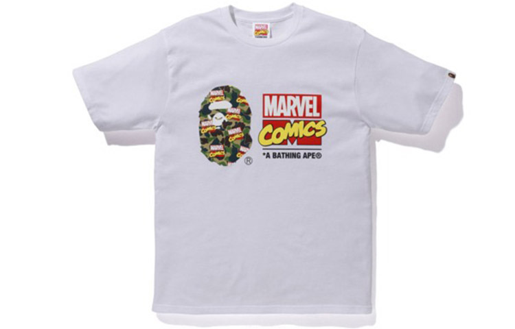 【代購】A BATHING APE X Marvel Camo Tee