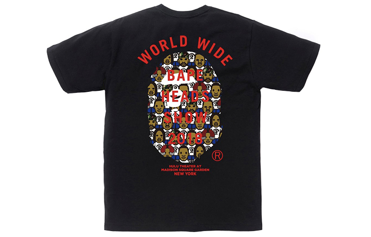 【代購】A BATHING APE Heads Show Tee