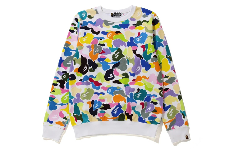 【代購】A BATHING APE Multi Camo Wide Fit Crewneck