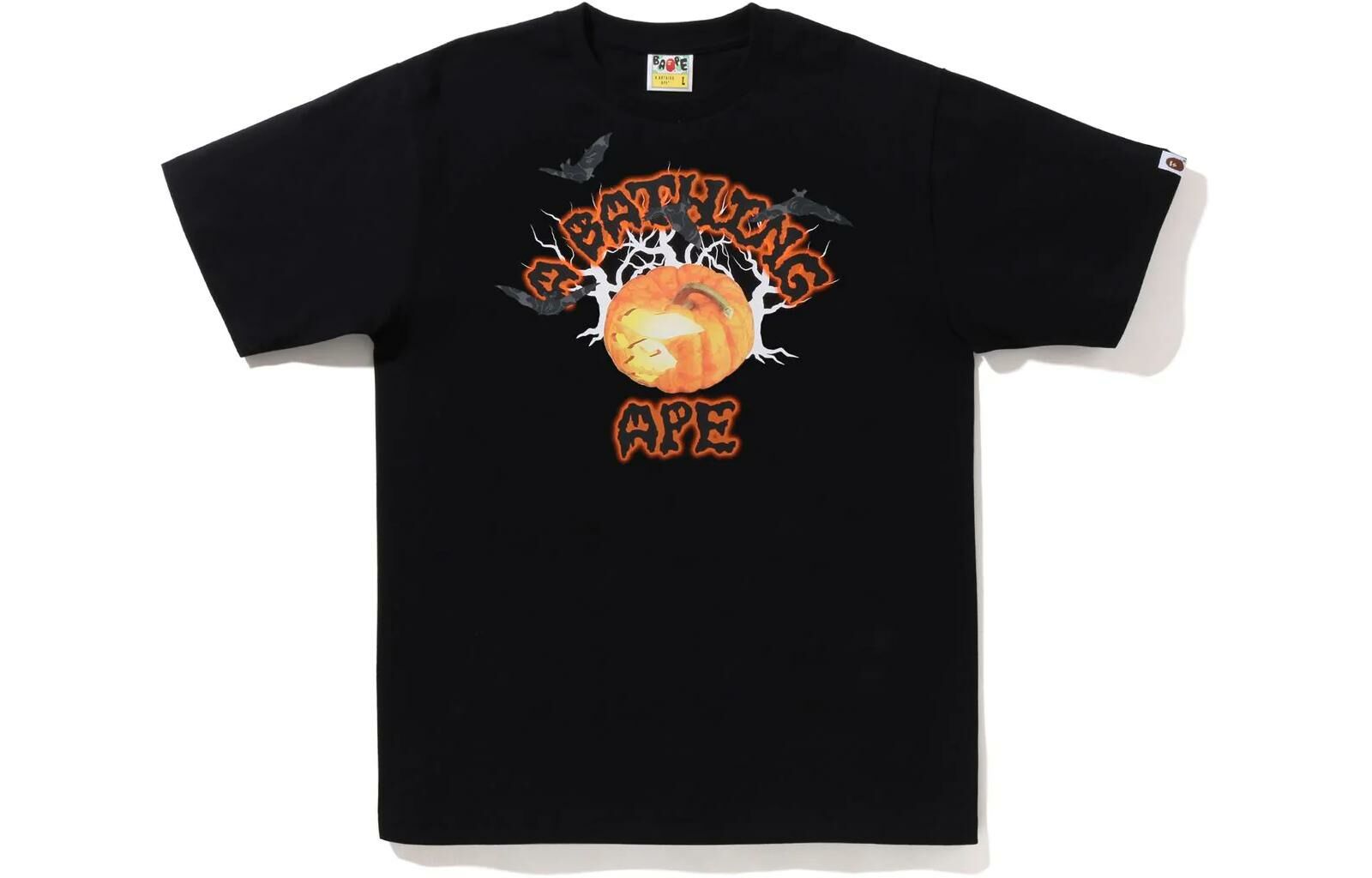 【代購】A BATHING APE Halloween Jack O' Lantern College Tee