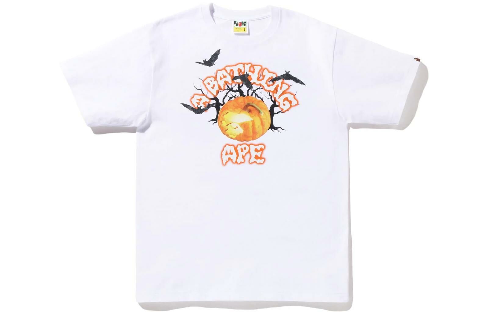 【代購】A BATHING APE Halloween Jack O' Lantern College Tee