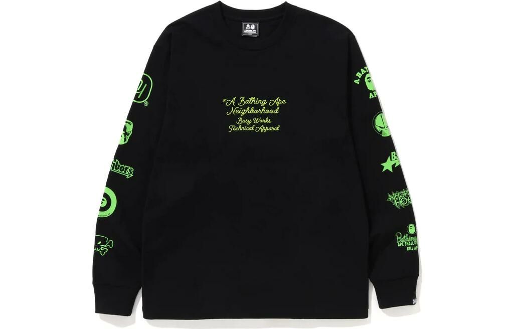 【代購】A BATHING APE X Neighborhood L/S Tee