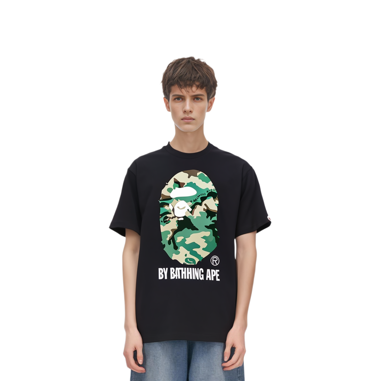 【代購】A BATHING APE Woodland Camo By Bathing Ape Tee