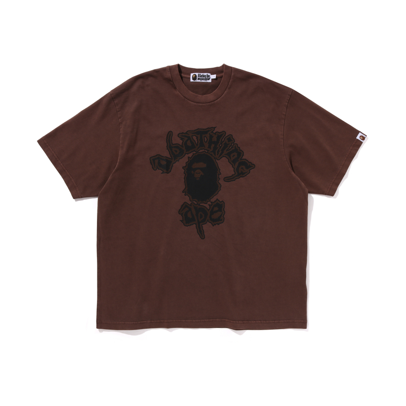 【代購】A BATHING APE Mad College Garment Dyed Relaxed Fit Tee