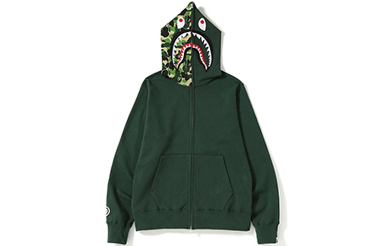 【代購】A BATHING APE Milo Camo Milo Shark Full Zip Hoodie