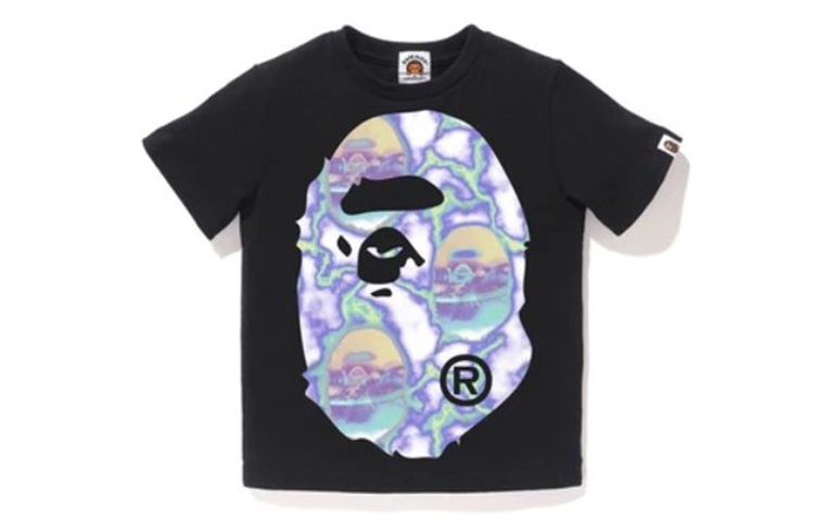 【代購】A BATHING APE Big Ape Head Lightning Tee