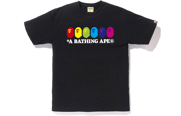 【代購】A BATHING APE Color Ape Heads Tee