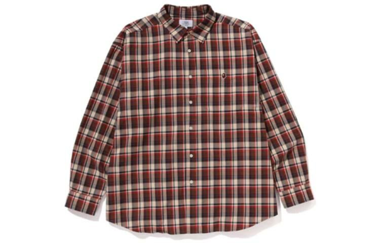 【代購】A BATHING APE Mini Bape Check Loose Fit Shirt