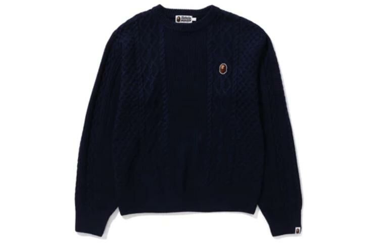 【代購】A BATHING APE Head One Point Knit Sweater