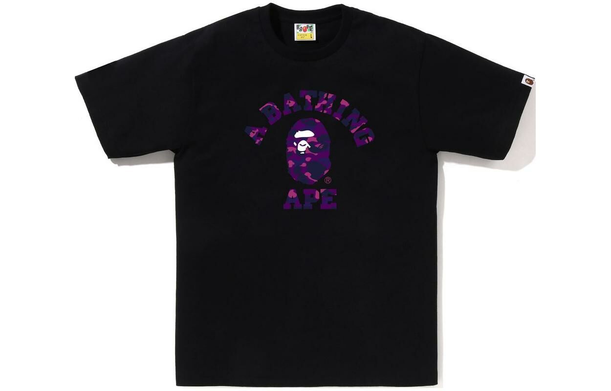 【代購】A BATHING APE Color Camo College Tee SS24