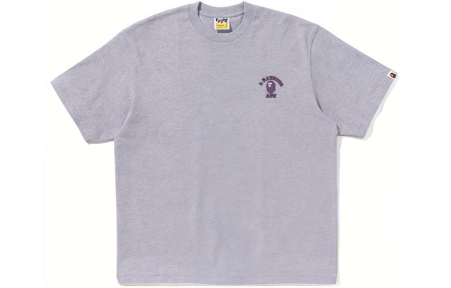 【代購】A BATHING APE Embroidered logo Cotton T shirt