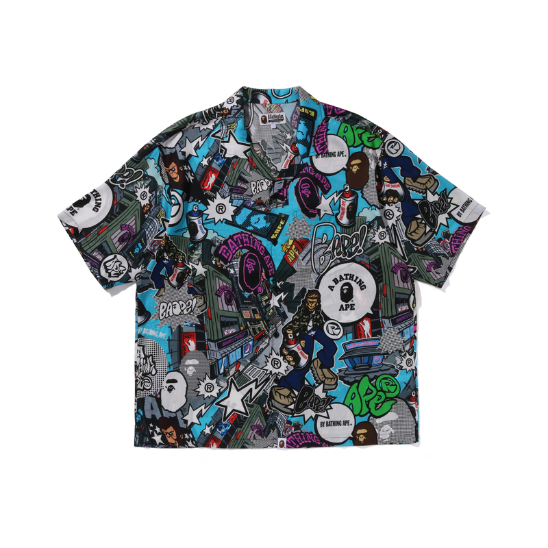 【代購】A BATHING APE SS24 COMIC ART Series Shirts Men Multicolor MLX