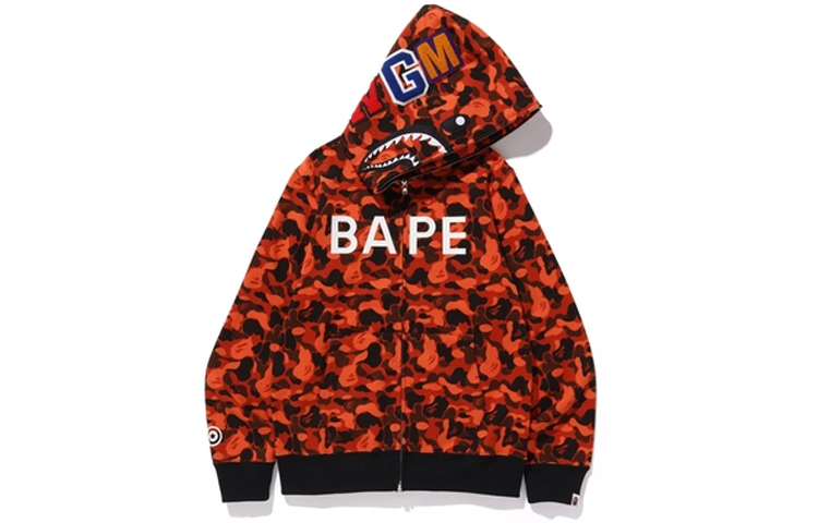 【代購】A BATHING APE X Xo Camo Shark Full Zip Hoodie