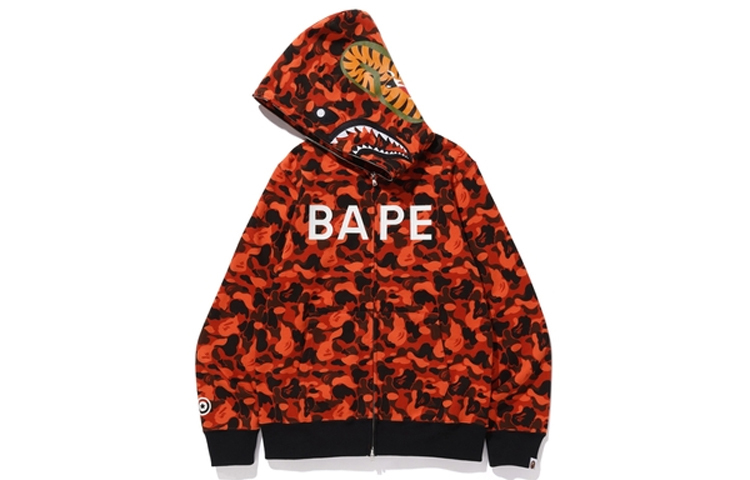 【代購】A BATHING APE X Xo Camo Shark Full Zip Hoodie