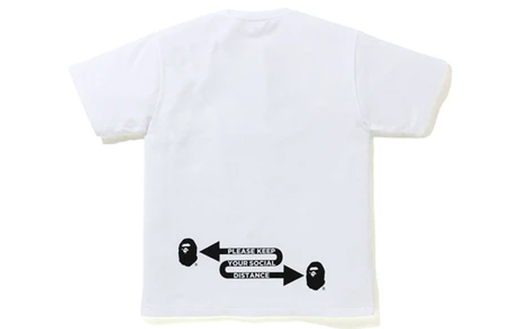 【代購】A BATHING APE Social Distance Big Ape Head Tee