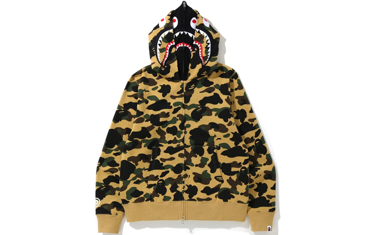 【代購】A BATHING APE 1st Camo Shark Full Zip Double Hoodie