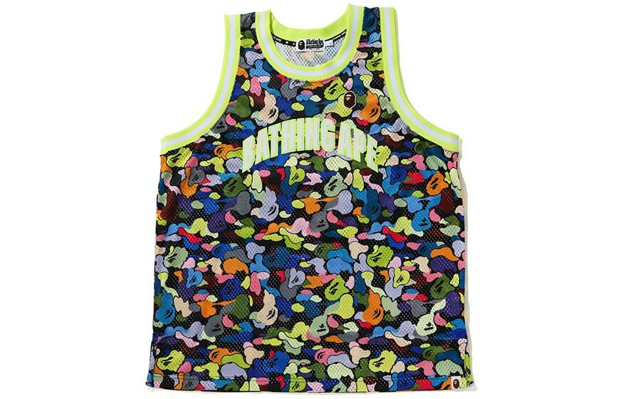 【代購】A BATHING APE Multi Camo Basketball Tank Top