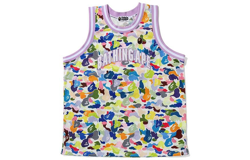 【代購】A BATHING APE Multi Camo Basketball Tank Top