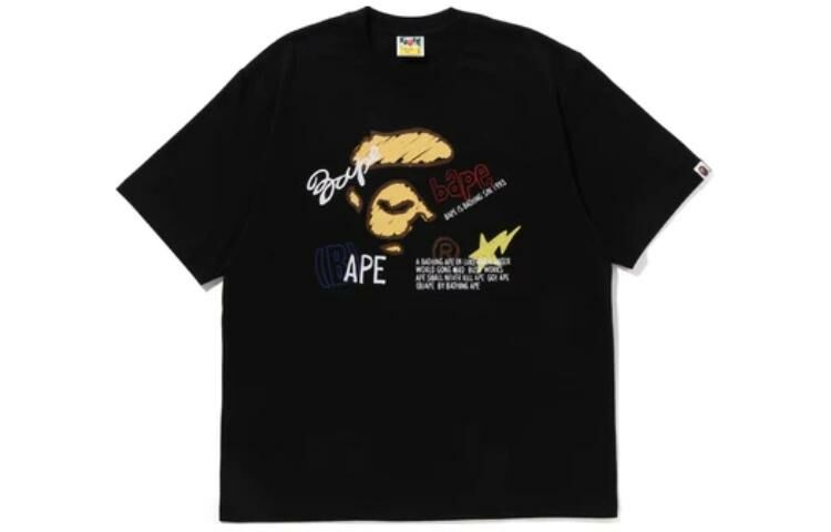 【代購】A BATHING APE Hand Draw Graphic Relaxed Fit Tee