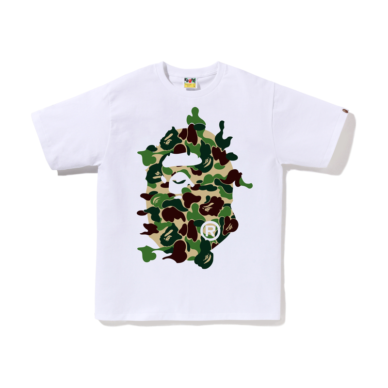 【代購】A BATHING APE Abc Camo Rebuild Big Ape Head Tee
