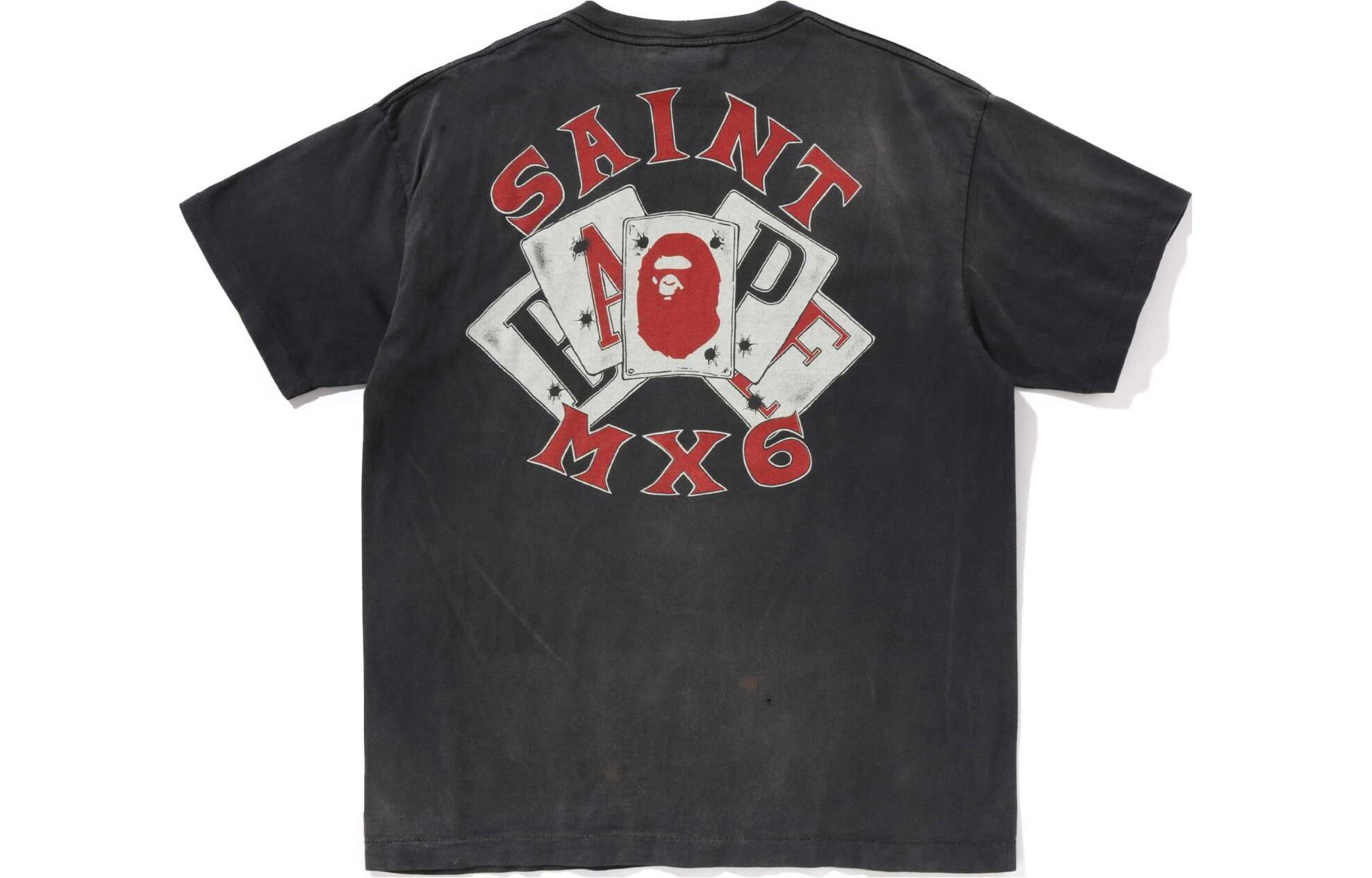 【代購】A BATHING APE X Saint Mxxxxxx Guns Tee
