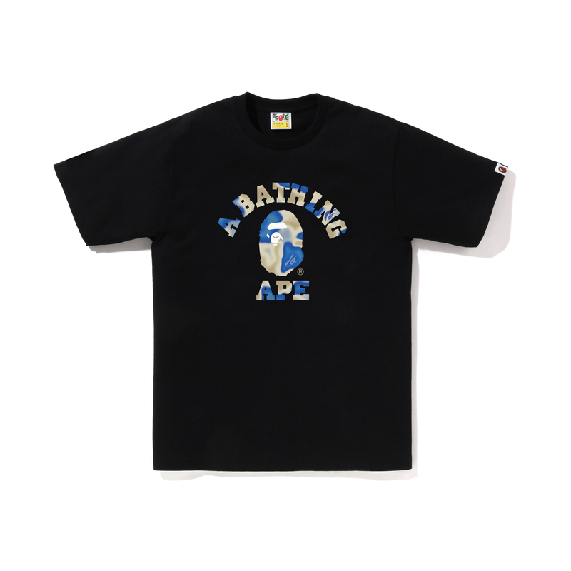 【代購】A BATHING APE Liquid Camo College Tee