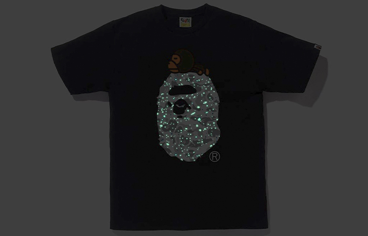 【代購】A BATHING APE Space Camo Milo On Big Ape Tee