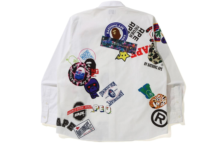 【代購】A BATHING APE Multi Motif Print Relaxed Shirt