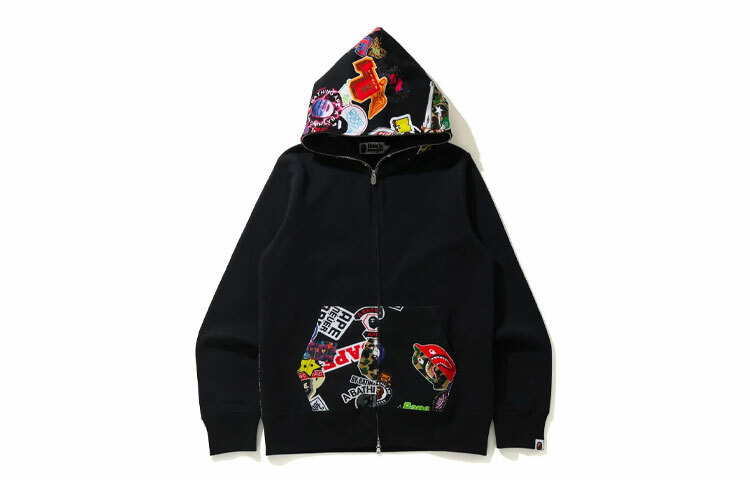 【代購】A BATHING APE Multi Motif Print Full Zip Hoodie