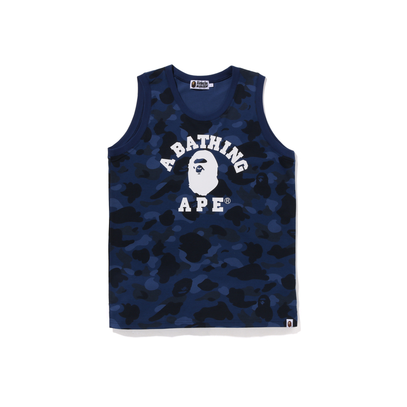 【代購】A BATHING APE Color Camo College Tank Top