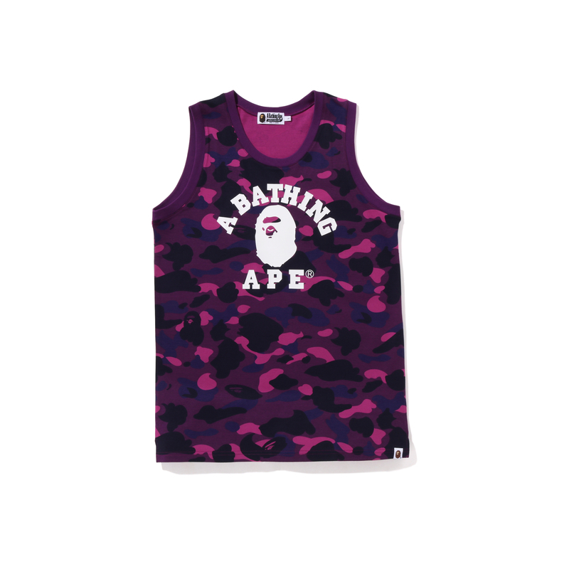 【代購】A BATHING APE Color Camo College Tank Top