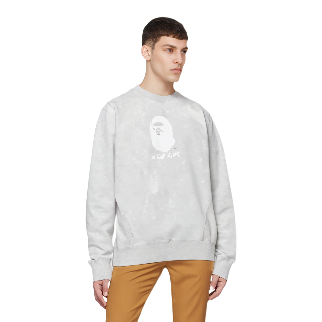 【代購】A BATHING APE Logo-print Long-sleeve Sweatshirt