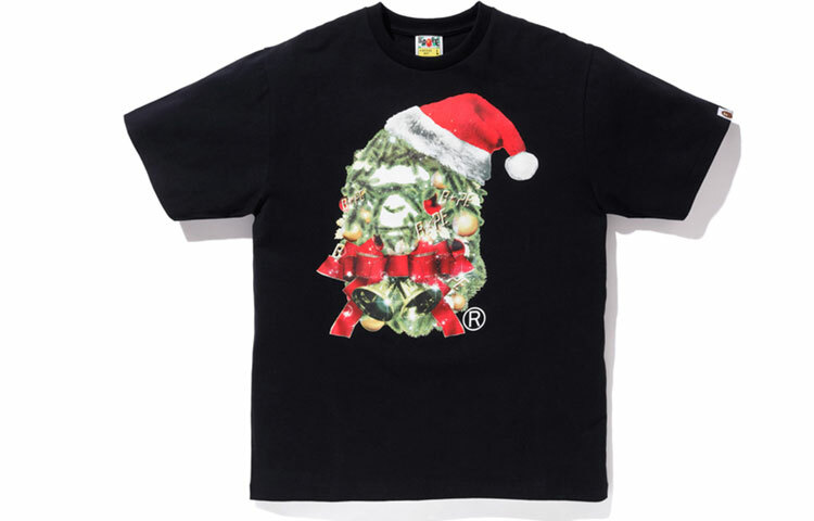 【代購】A BATHING APE Christmas Ape Head Tee