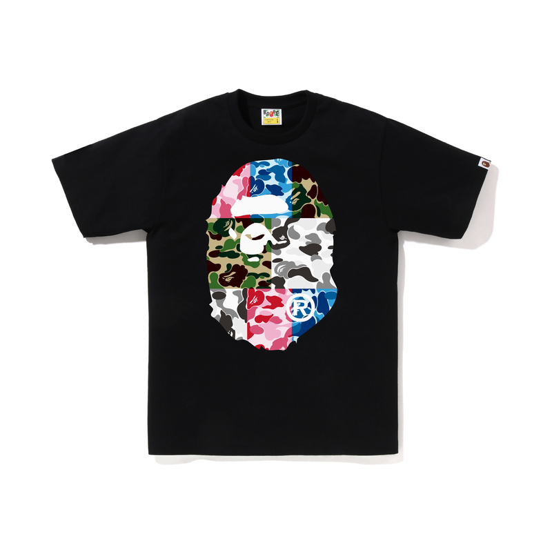 【代購】A BATHING APE Abc Camo Crazy Big Ape Head Tee