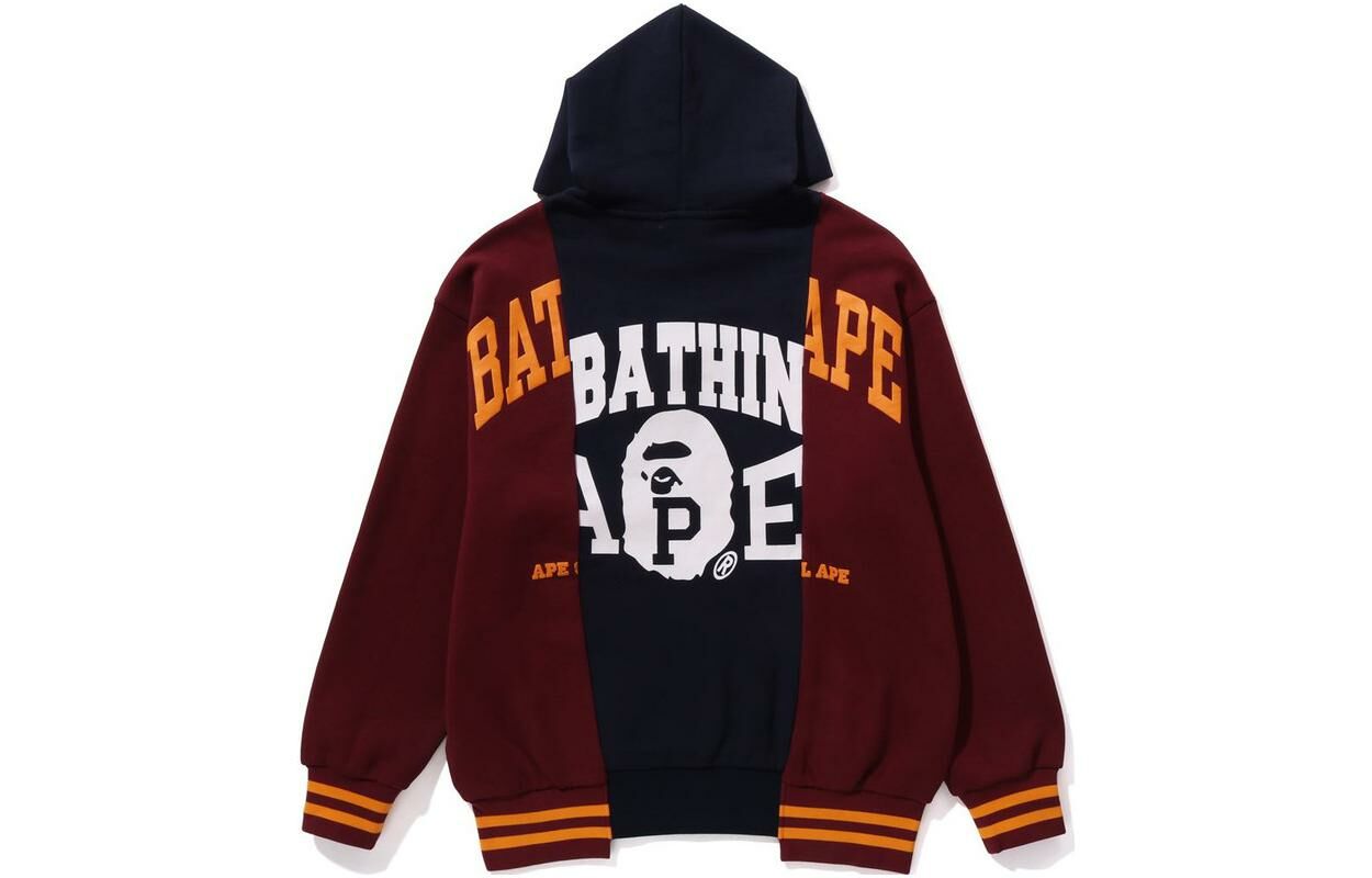 【代購】A BATHING APE Badges Color Blocking Hoodie