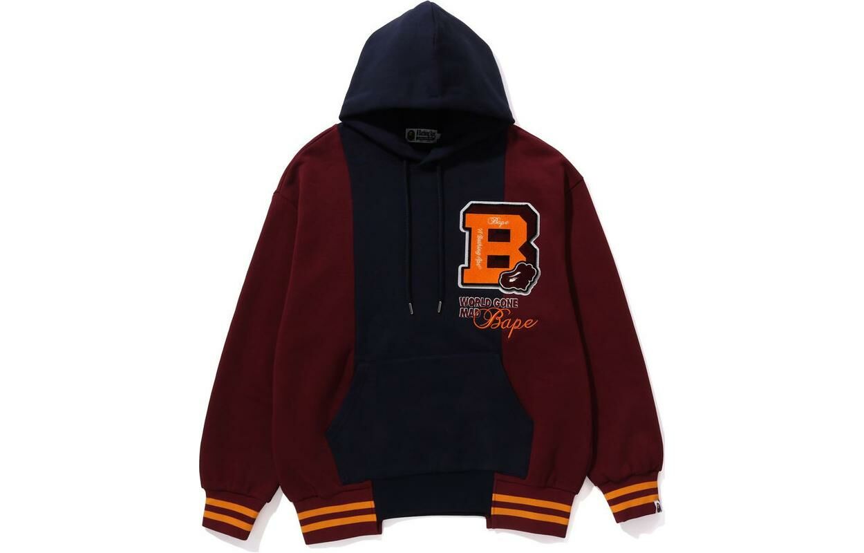 【代購】A BATHING APE Badges Color Blocking Hoodie