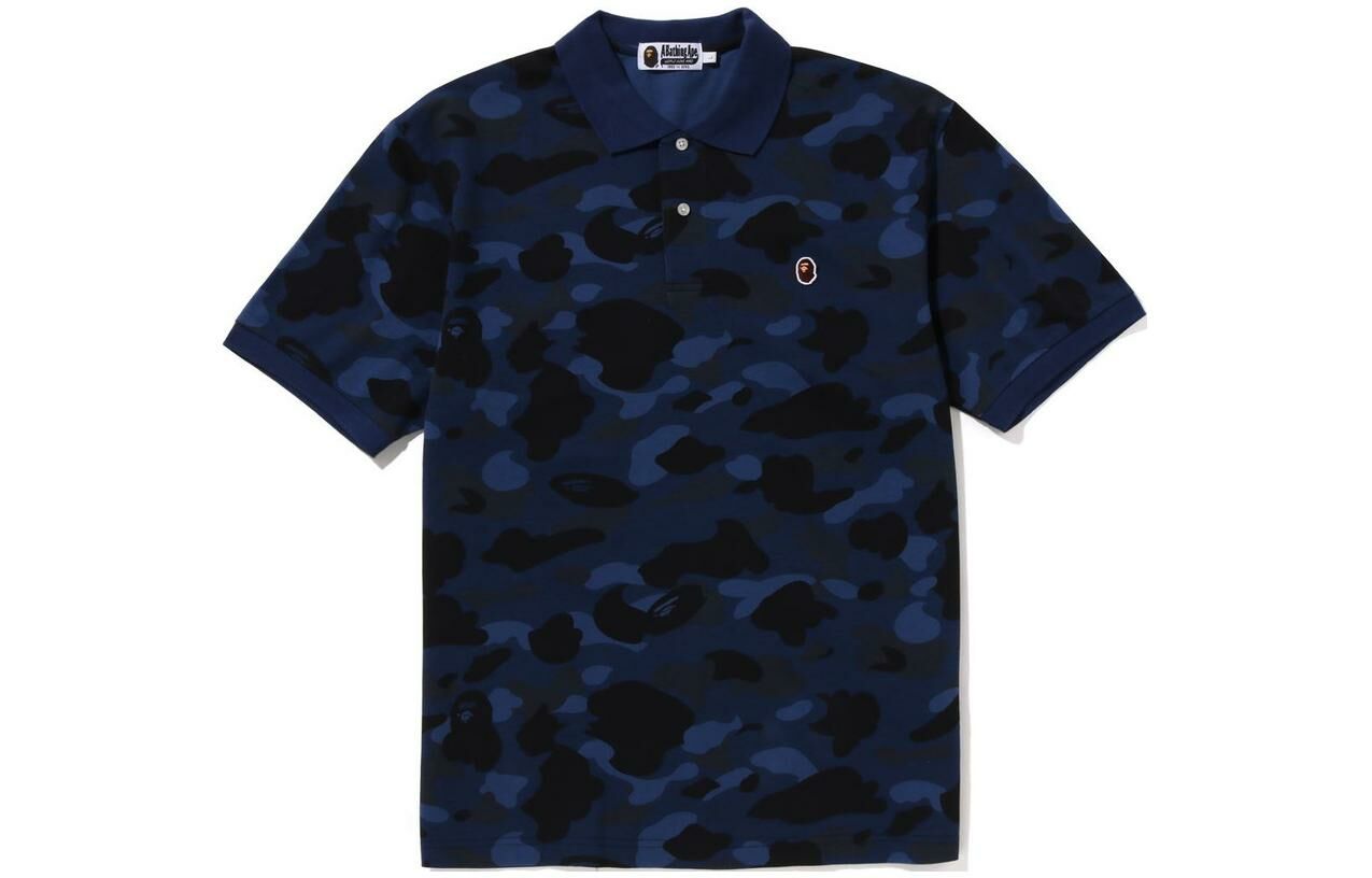 【代購】A BATHING APE Color Camo Large Ape Head Polo