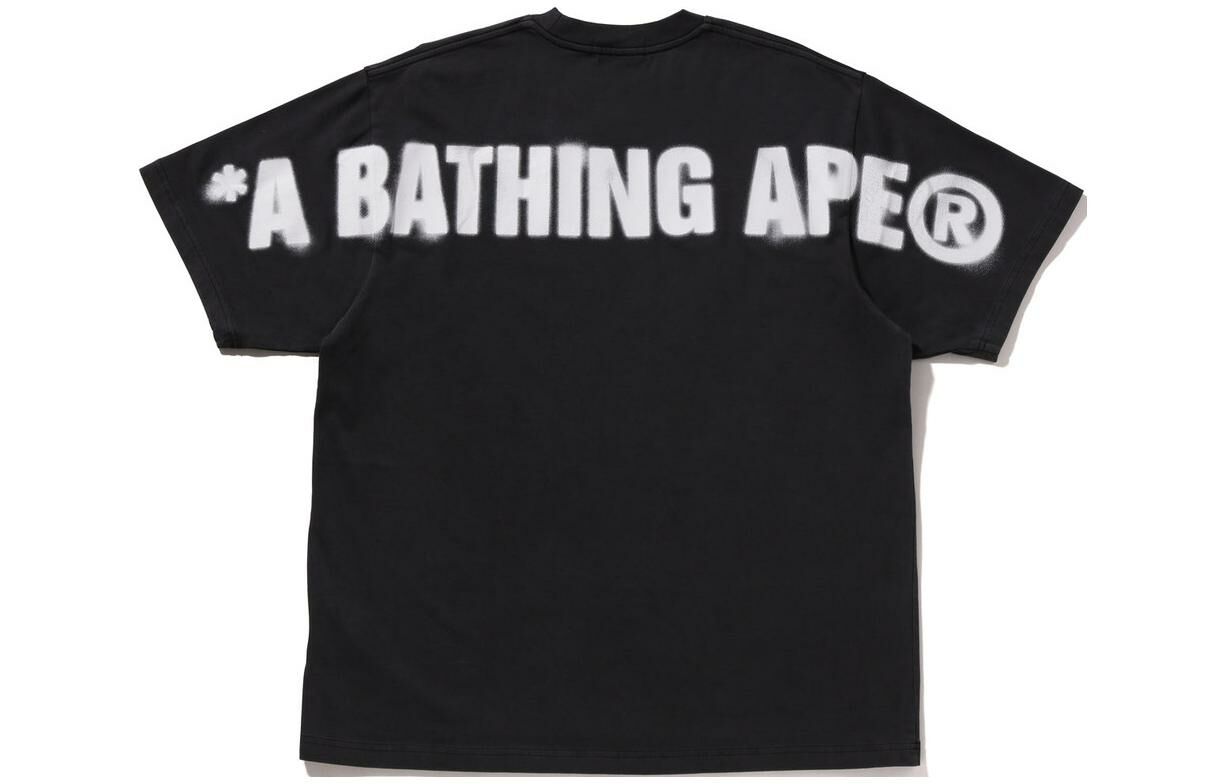 【代購】A BATHING APE Spray Ape Head Garment Dyed Relaxed Fit Tee