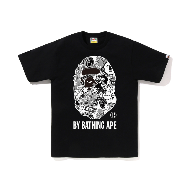 【代購】A BATHING APE Comic Art Ape Head Tee
