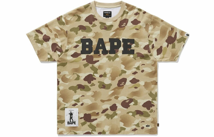【代購】Alpha Industries X A BATHING APE Bape T-Shirts Men Camouflage
