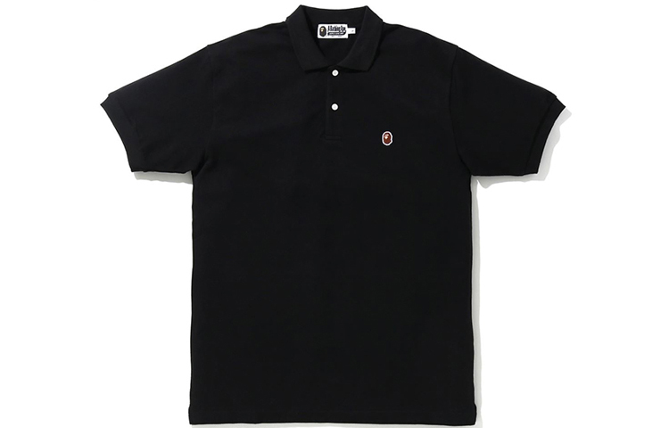 【代購】A BATHING APE Silicon Ape Head One Point Polo