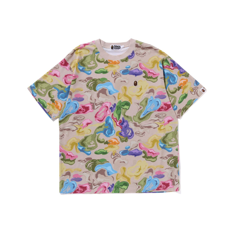 【代購】A BATHING APE Art Camo Ape Head One Point Tee