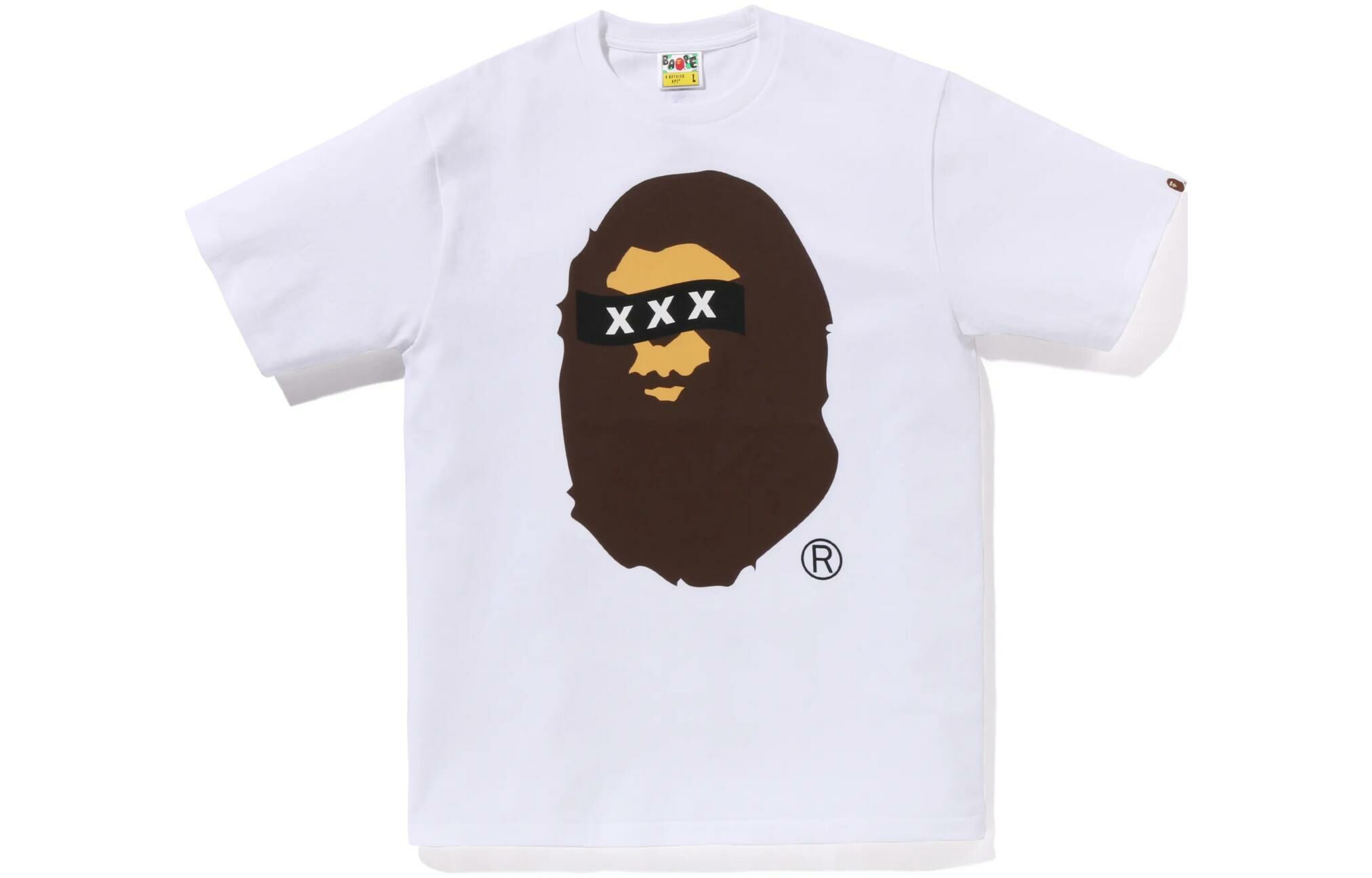 【代購】A BATHING APE X God Selection Xxx Ape Head Tee